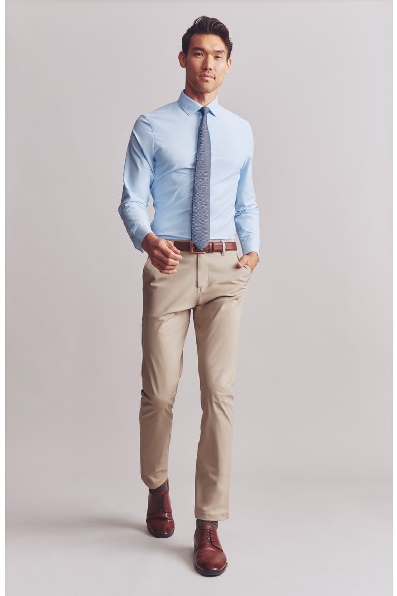 State of Mind Slim Fit Button-Up Shirt, Alternate, color, BLUE