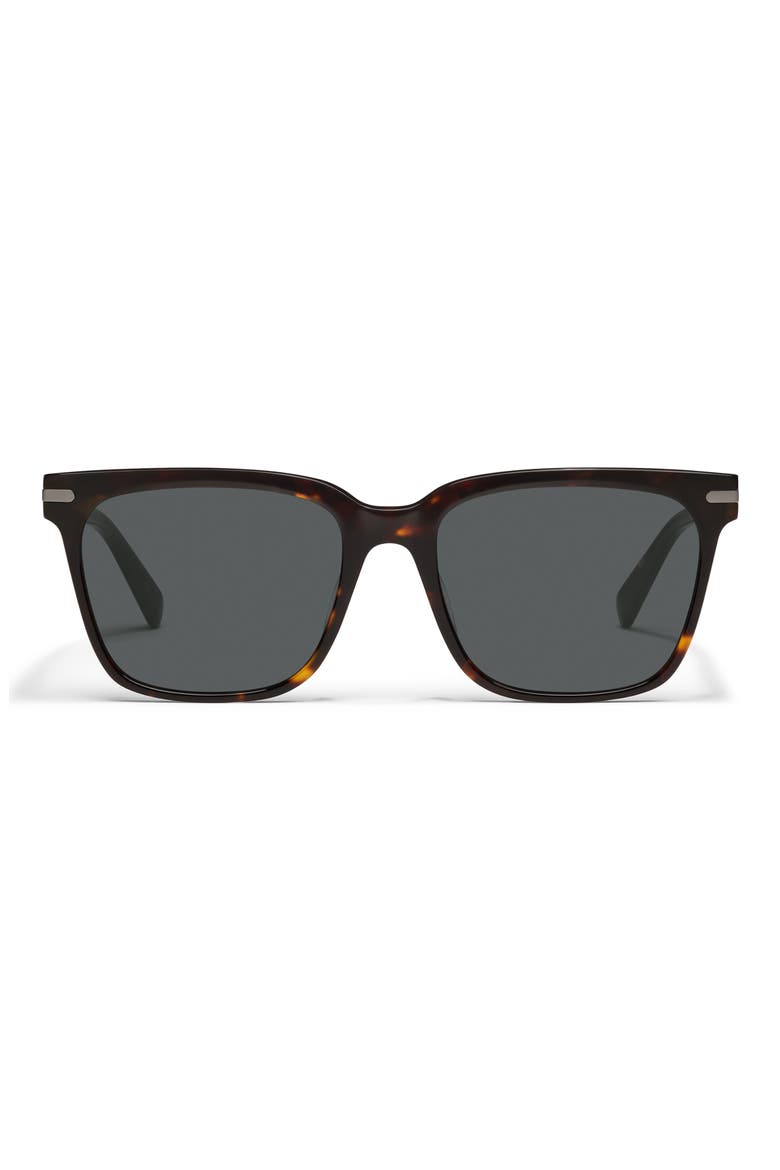 Recap 56mm Small Square Sunglasses, Main, color, DARK TORT/ SMOKE