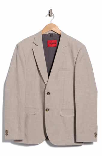 Arti Slim Fit Cotton & Linen Suit Jacket