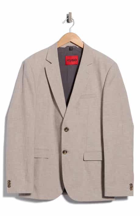 Arti Slim Fit Cotton & Linen Suit Jacket
