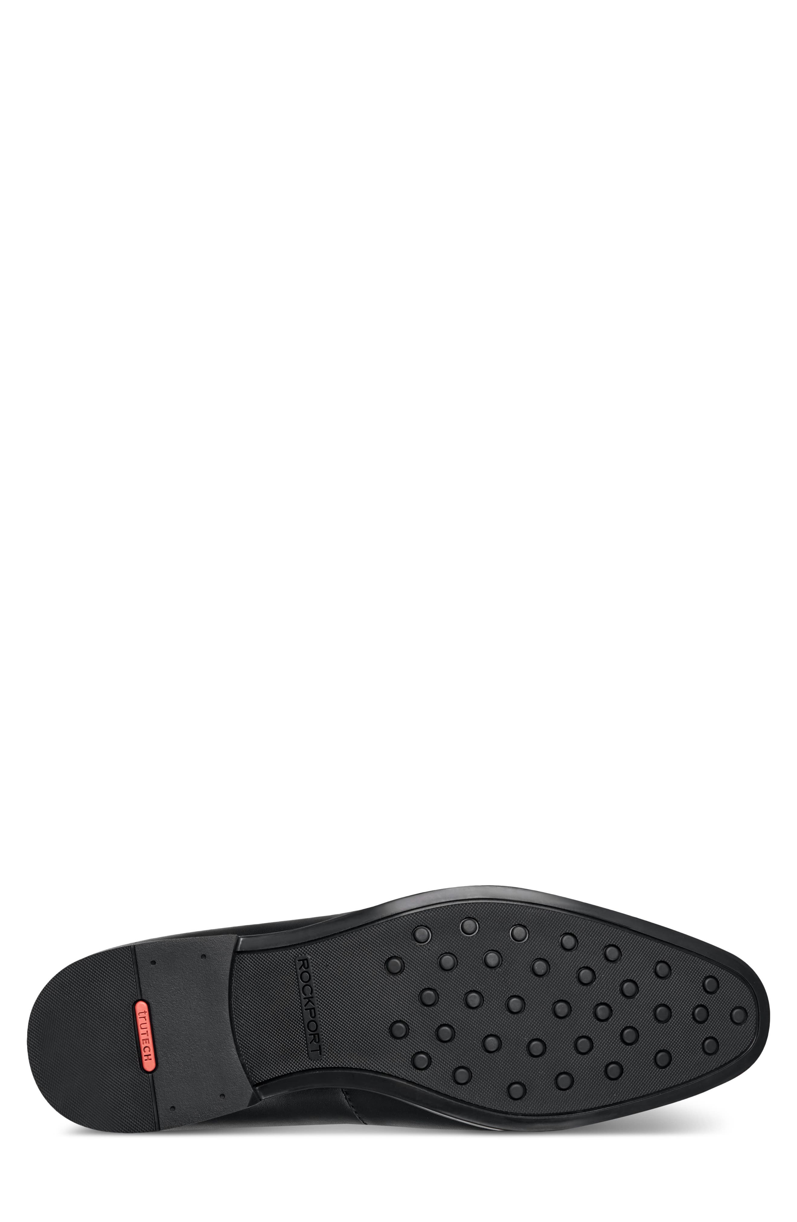 Rockport Carlo Leather Loafer, Alternate, color, Black