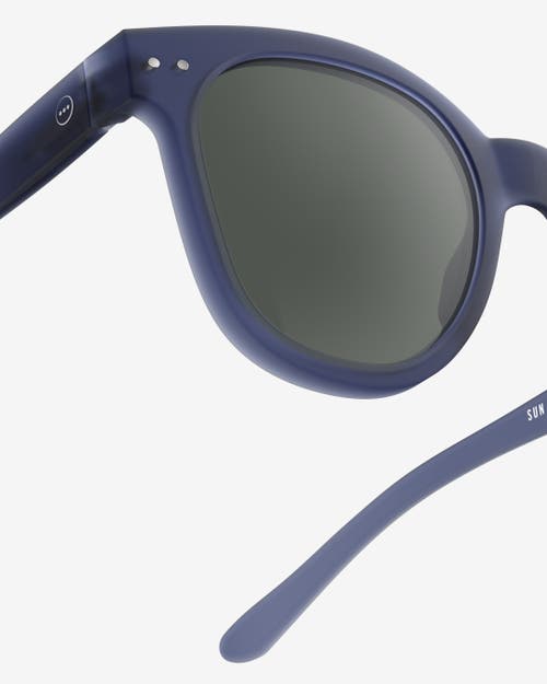 Izipizi Womens Indigo #n Oversized Square-framed Sunglasses In Gray
