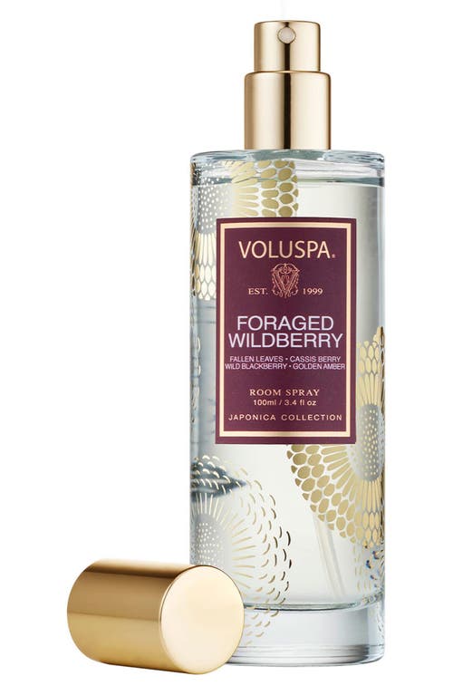 Voluspa Foraged Wildberry Room Spray In Transparent