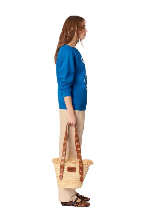 Shop Maje Paris Sweater In Blue