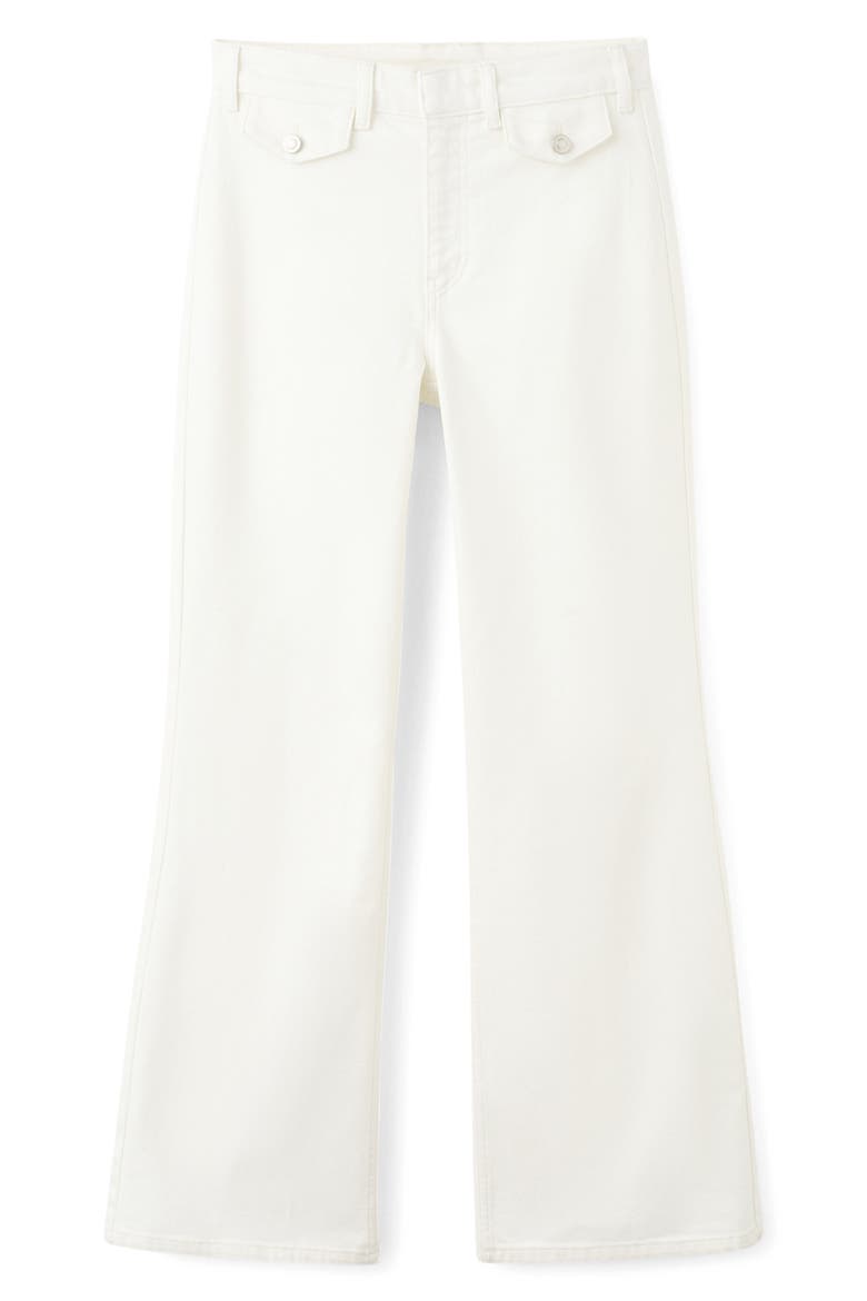 Flap Pocket Jeans, Alternate, color, WHITE
