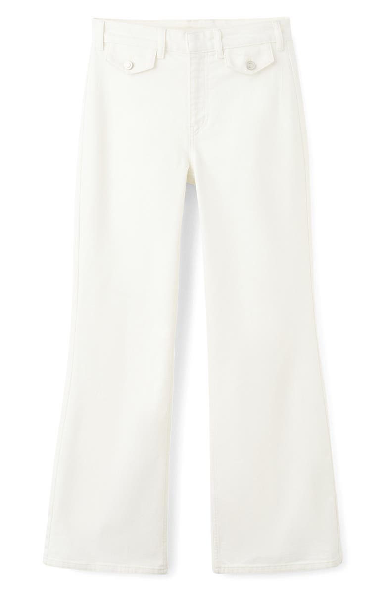 MANGO Flap Pocket Jeans, Alternate, color, 