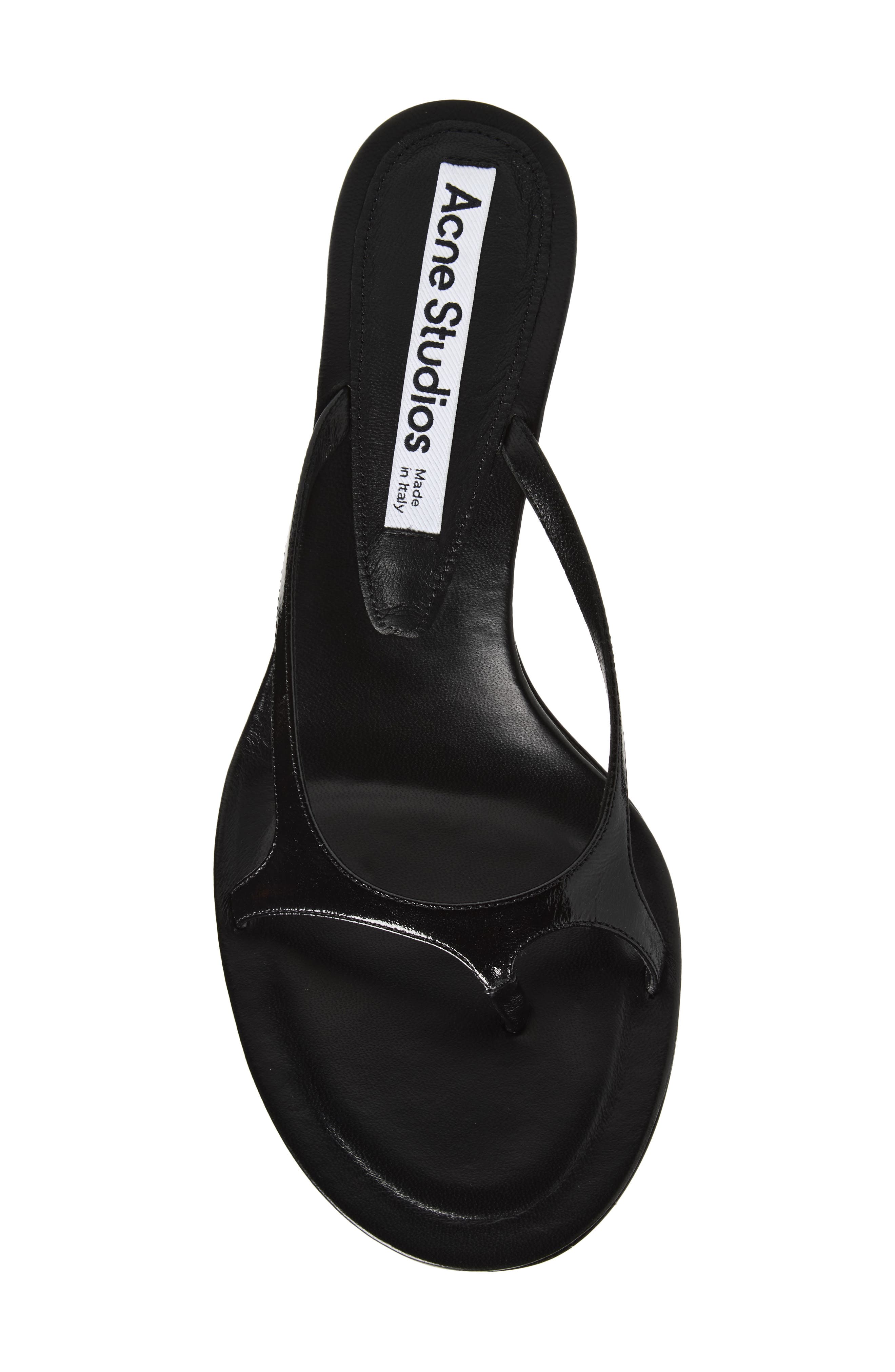 Acne Studios Kitten Heel Sandal, Alternate, color, Black