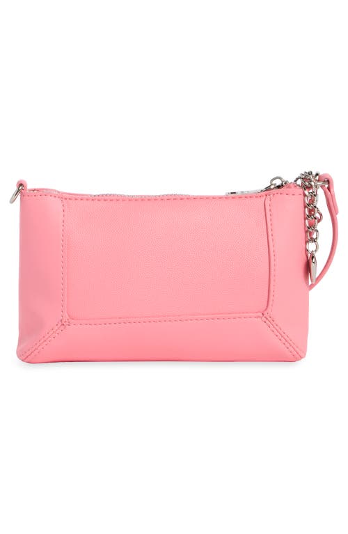 Steve Madden Zip Pouch Wristlet In Pink