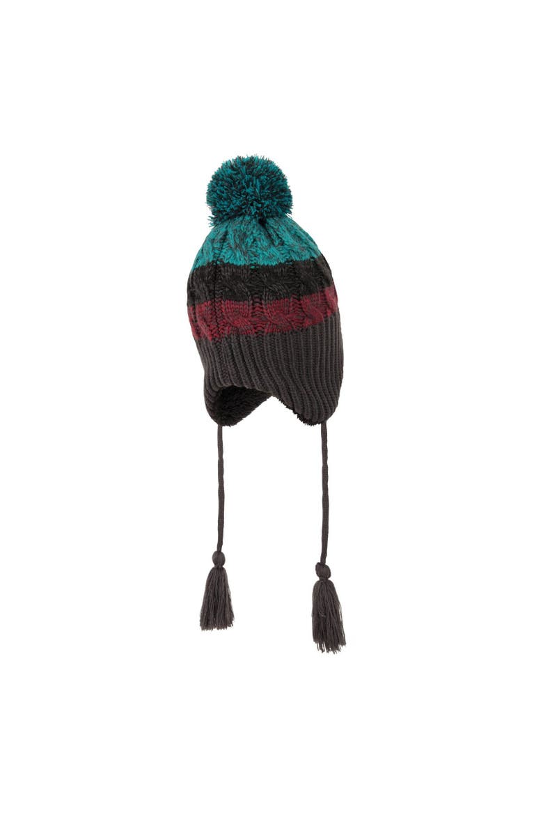 Colour Block Fleece Lined Trapper Hat, Alternate, color, Gray