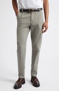 Eleventy Cotton Stretch Twill Tapered Pants