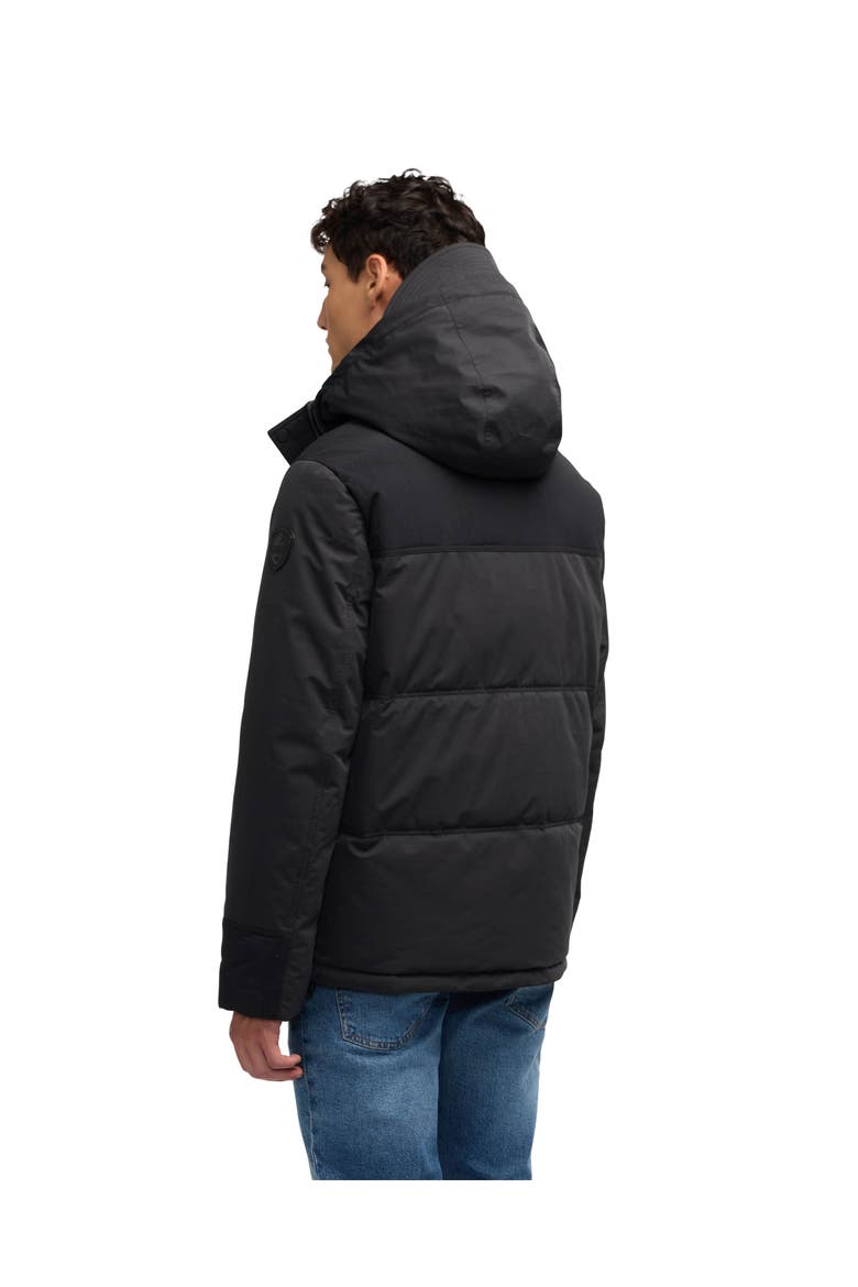 Wiyot Mixed Media Lightweight Jacket, Alternate, color, Black