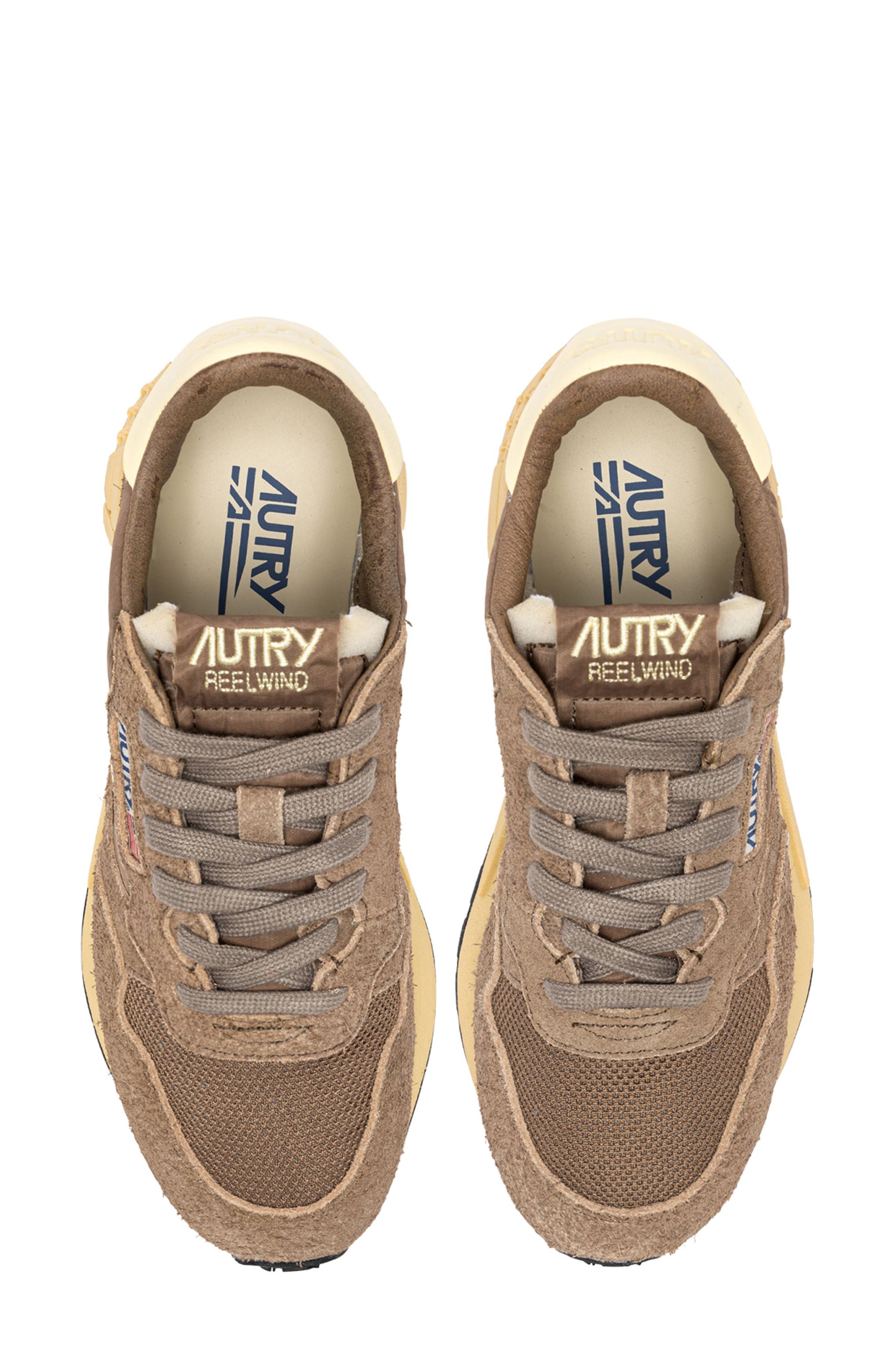 Reelwind Low Sneaker, Alternate, color, SUEDE/ NET COCO/ RUT