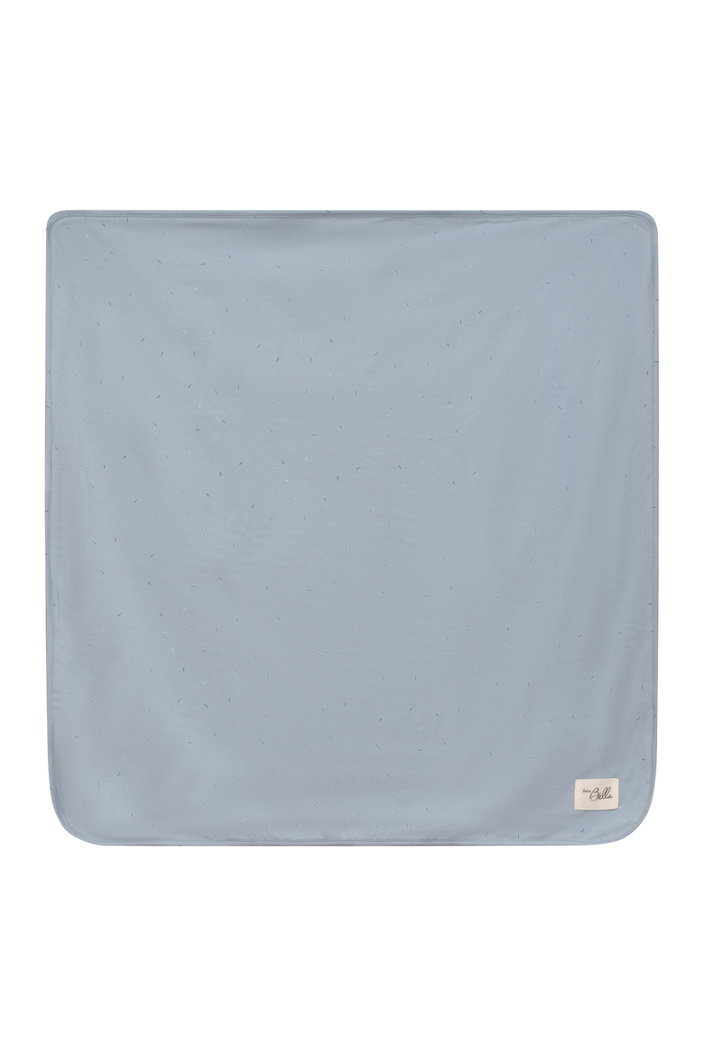 Sprinkle Print Jersey Blanket, Alternate, color, Primrose