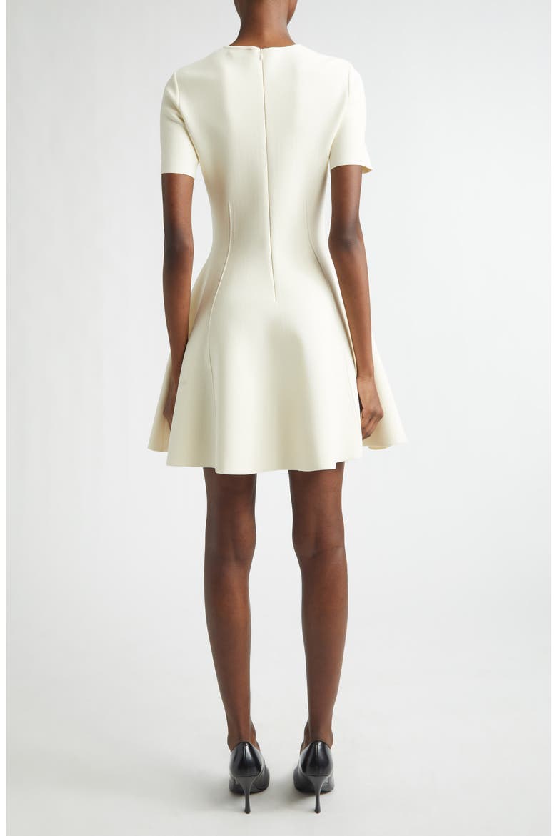 Fit & Flare Minidress, Alternate, color, WHITE