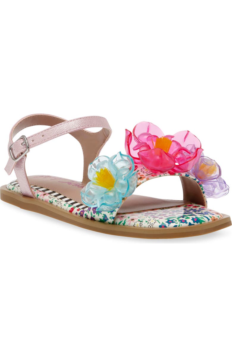 Betsey Johnson Kids' Brice Ankle Strap Sandal, Main, color,
