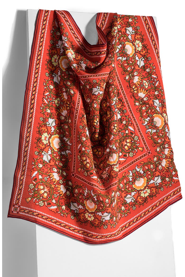 Tagore Bandana, Alternate, color, RUST