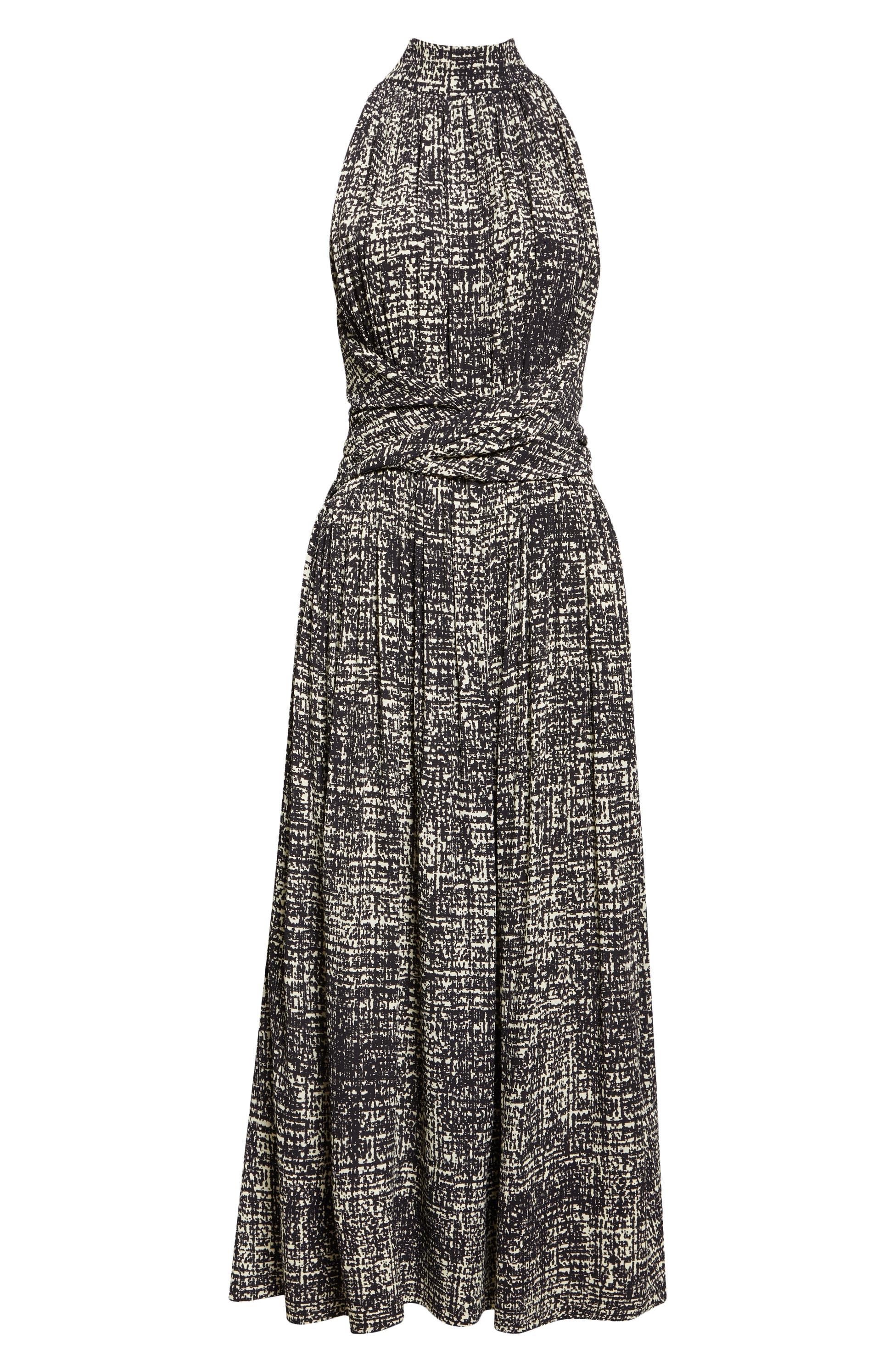 Lola Tweed Print Crepe Dress