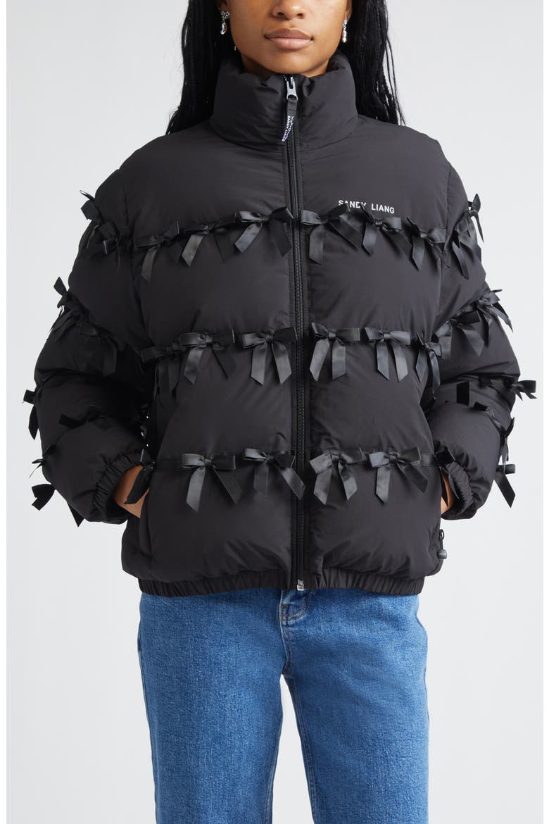 Present Puffer Jacket, Main, color, BLACK