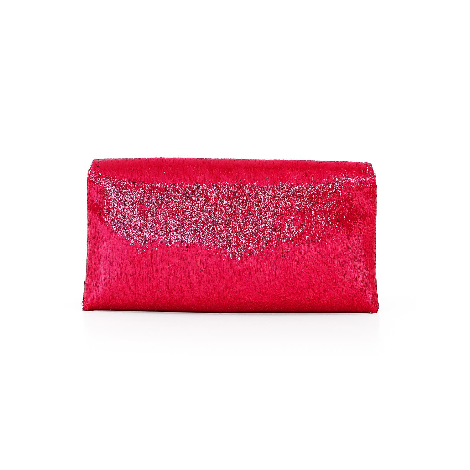 Angel Soft Faux Pony Hair Envelope Clutch, Alternate, color, Hot Pink