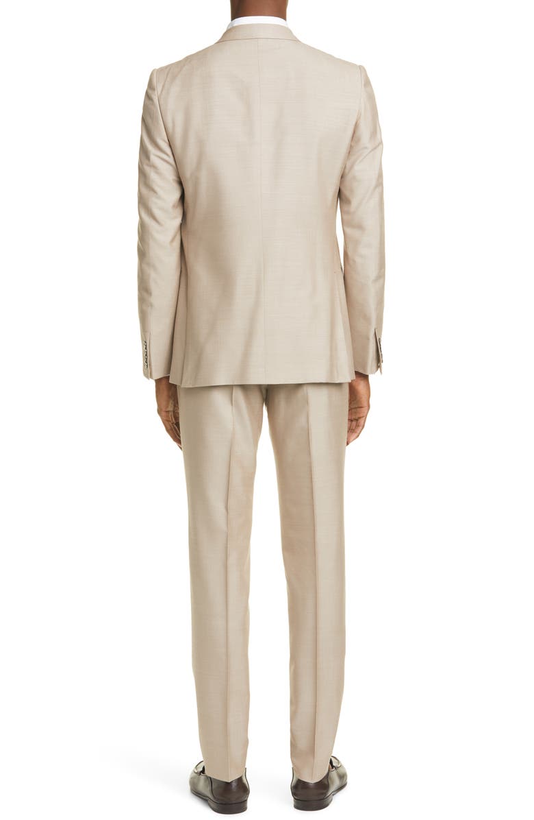 ZEGNA Ermenegildo Zegna Classic Fit Silk & Wool Suit, Alternate, color, 