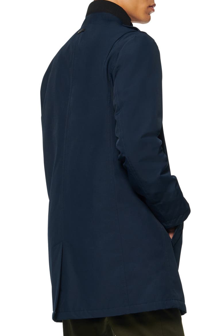 Cullen Oxford Car Coat, Alternate, color, NAVY