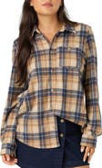 O'Neill Jorgina Plaid Long Sleeve Knit Top