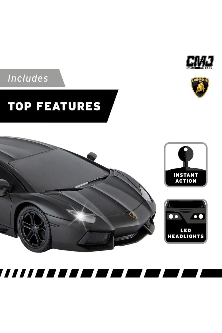 Lamborghini Black Lp7004 Remote Controlled Car, Alternate, color, Multicolored