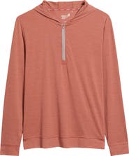 johnnie-O Bixler Hooded Quarter Zip Pullover