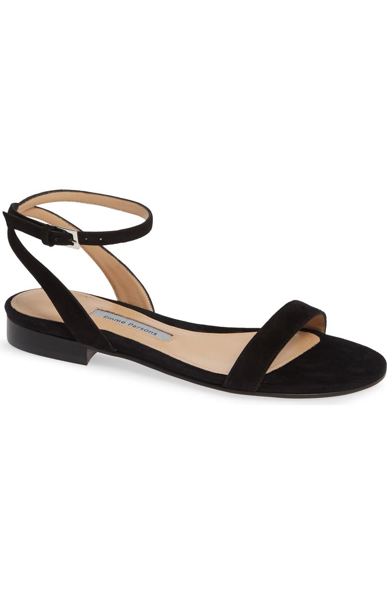 Emme Parsons One Ankle Strap Flat Sandal, Main, color,