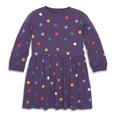 Kids Long Sleeve Easy Dress