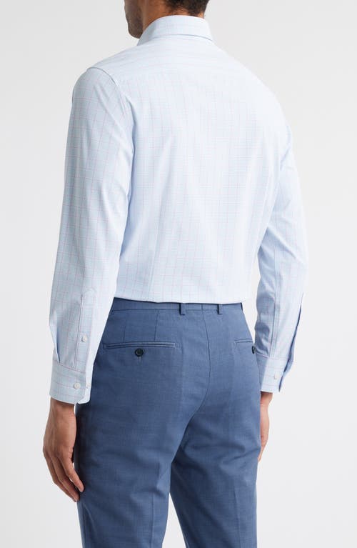 Mizzen + Main Mizzen+main Leeward Trim Fit No Tuck Tattersall Check Stretch Button-up Shirt