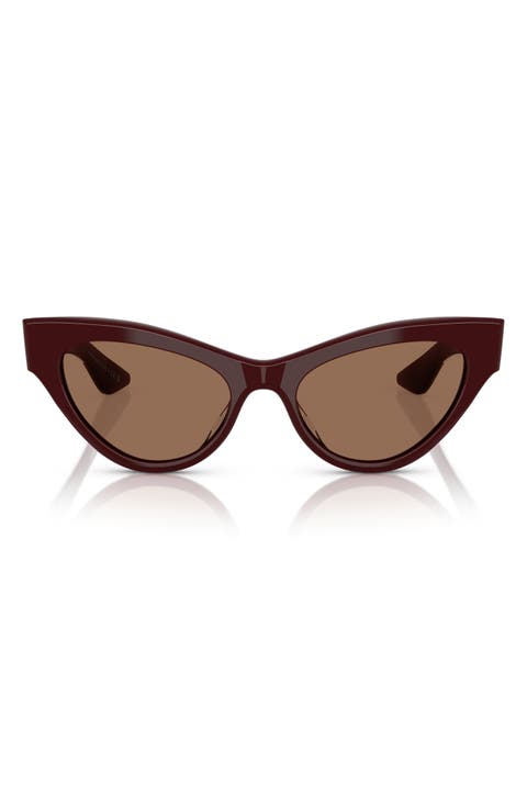 x KHAITE 54mm Cat Eye Sunglasses