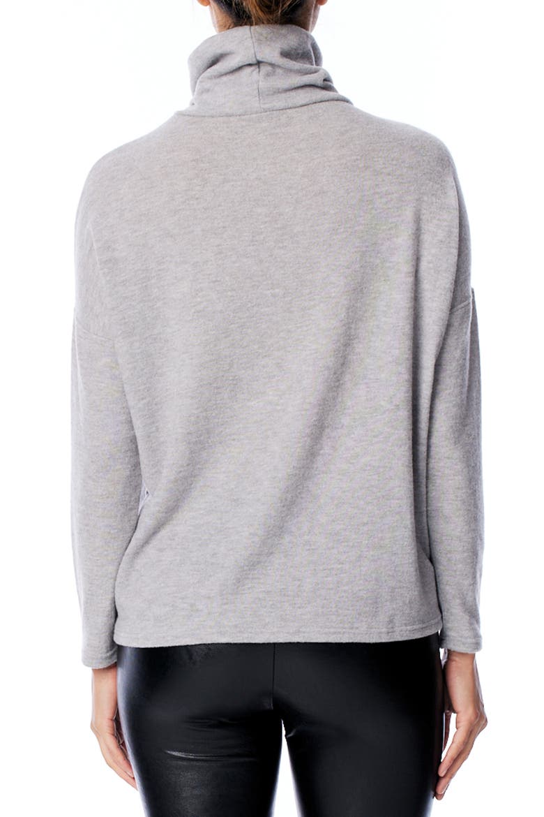 Mimi Cozy Turtleneck, Alternate, color, HEATHER GR