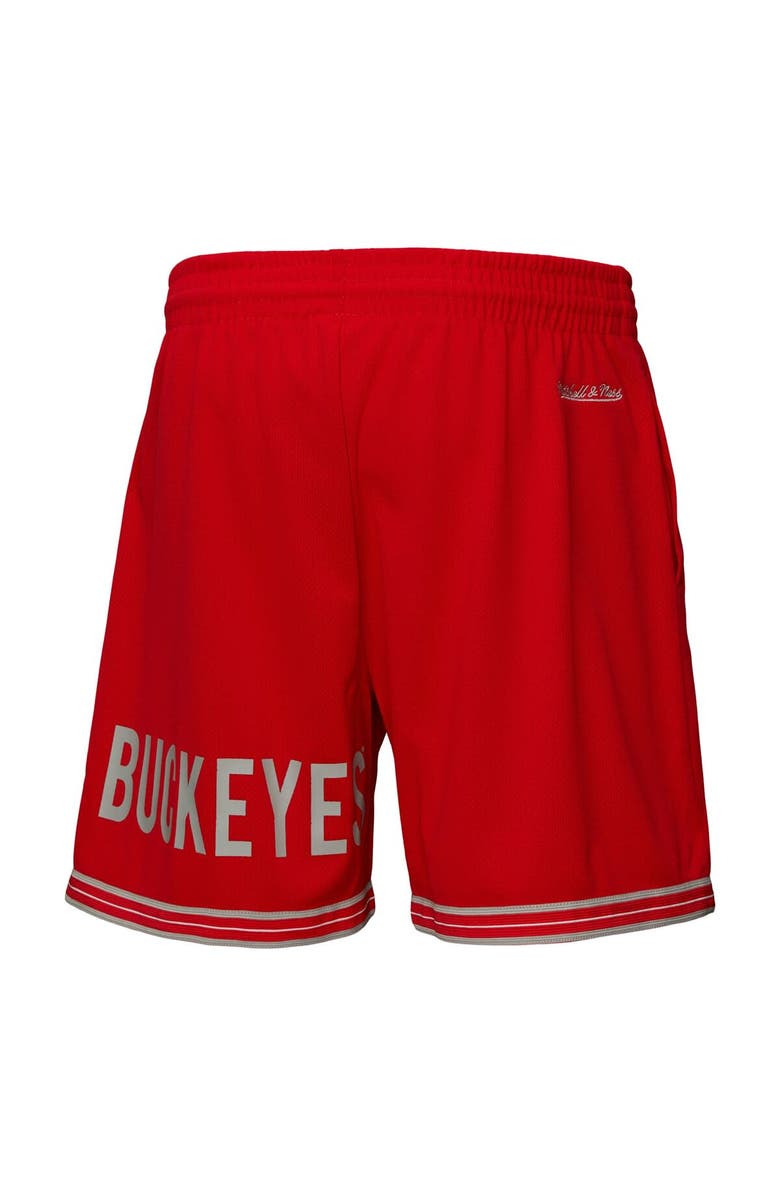 Mitchell & Ness Men's Mitchell & Ness  Scarlet Ohio State Buckeyes Team Origins Mesh Shorts, Alternate, color, Scarlet