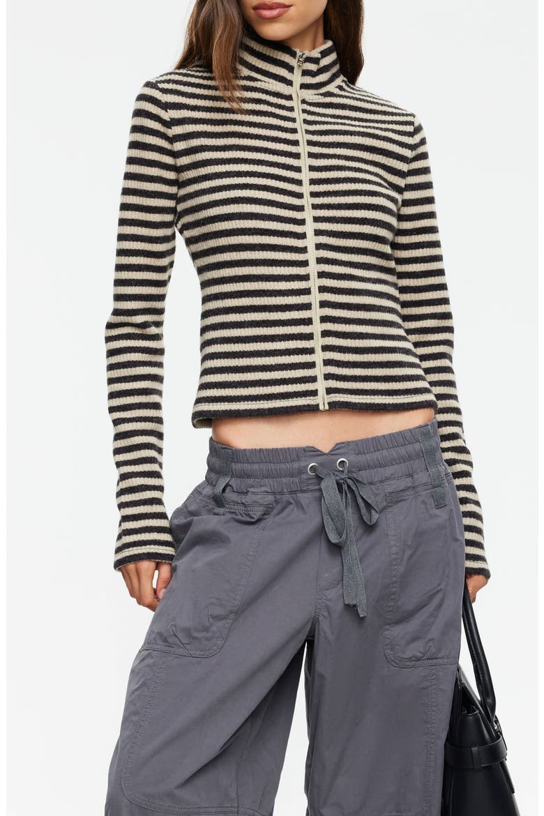 Apex Knit Jacket, Main, color, SLATE STRIPE