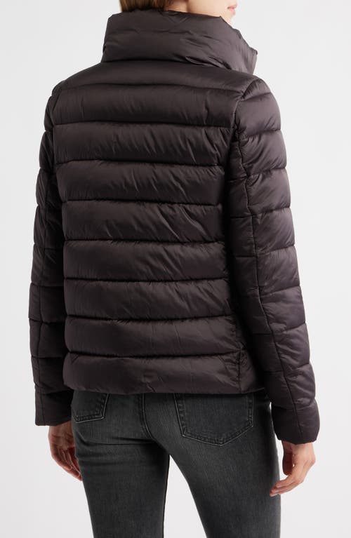 Save The Duck Elsie Water Resistant Quilted Puffer Coat In Black
