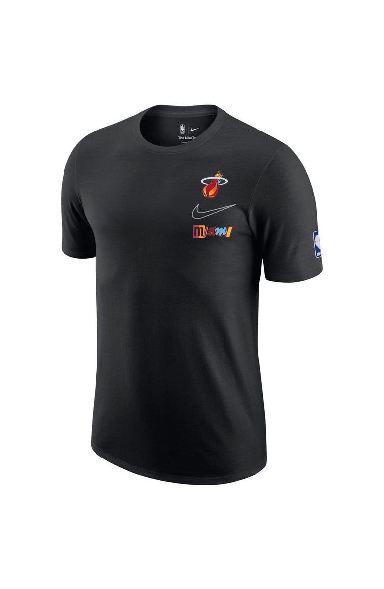 Nike Men's Nike Black Miami Heat 2022/23 City Edition Courtside Max90 Vintage Wash T-Shirt, Alternate, color, Black