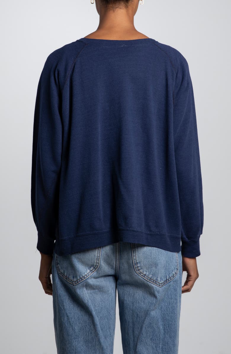 Elwood Vintage U.S. Naval Academy Crew Sweatshirt, Alternate, color, Navy