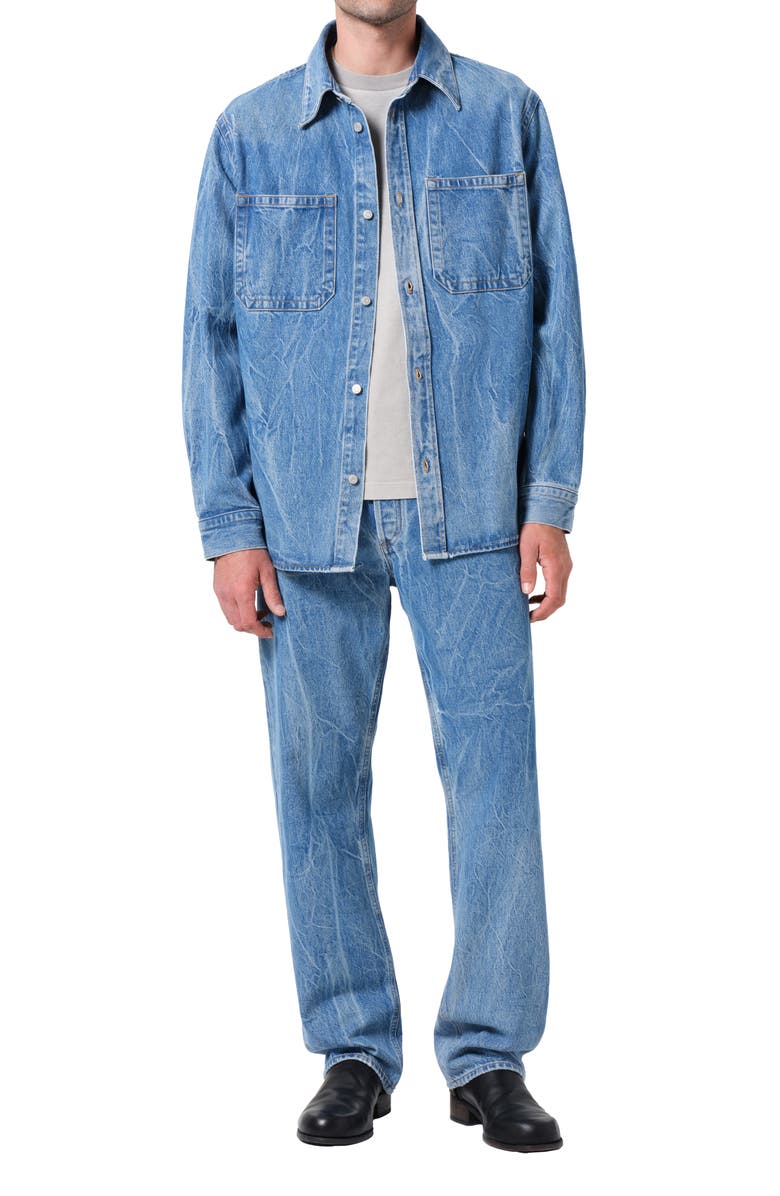 AGOLDE '90s Mid Rise Relaxed Straight Leg Jeans, Alternate, color, Twist Medium Indigo