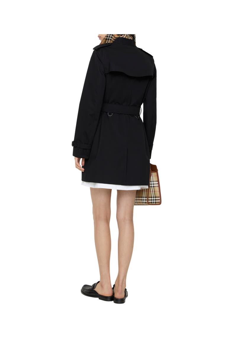 Short Kensington Heritage Trench Coat, Alternate, color, Black