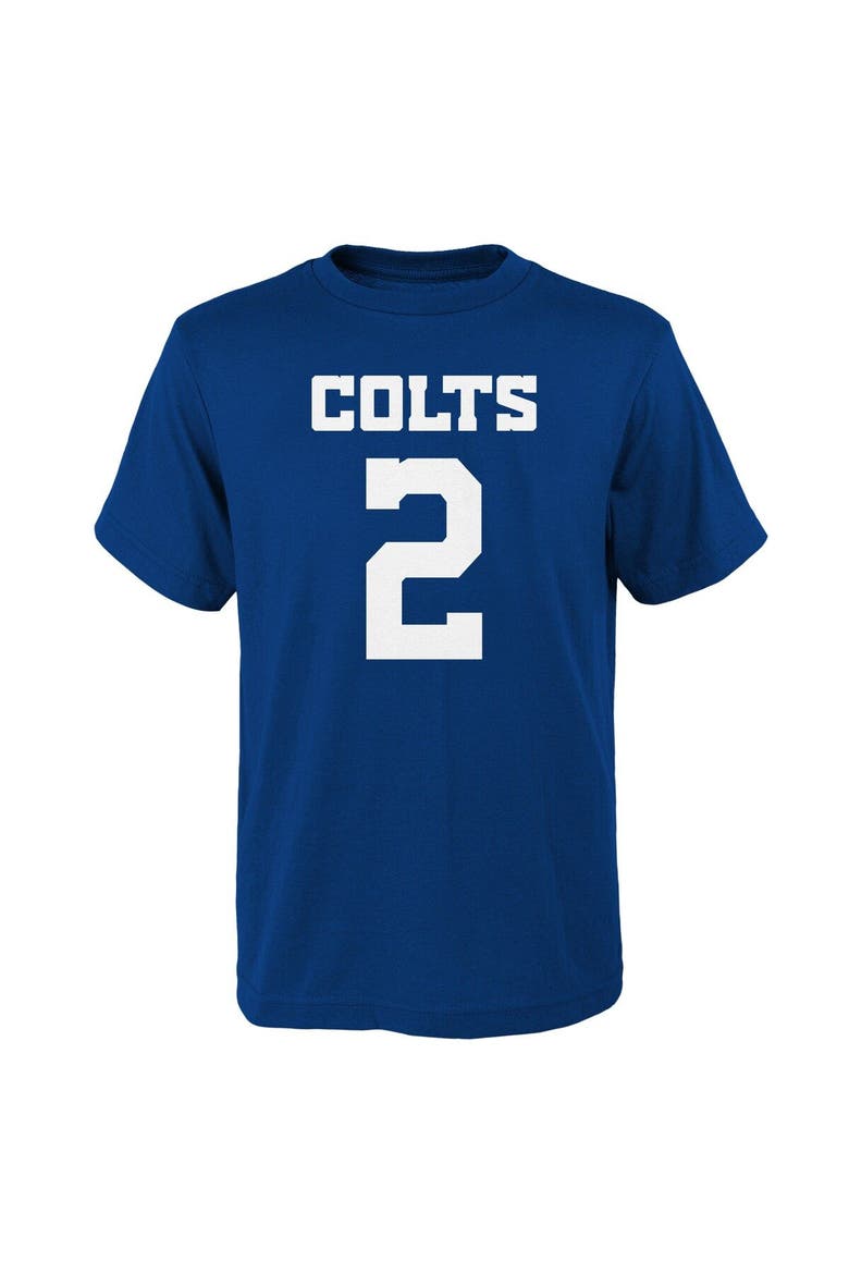 Youth Matt Ryan Royal Indianapolis Colts Mainliner Player Name & Number T-Shirt, Alternate, color, Royal