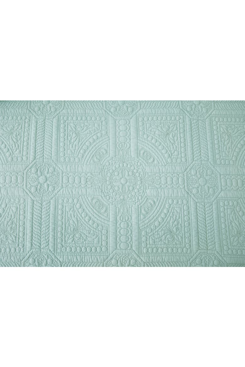 Courtyard Sea Glass Full/Queen3-Piece Quilt Bedding Set, Alternate, color, Green