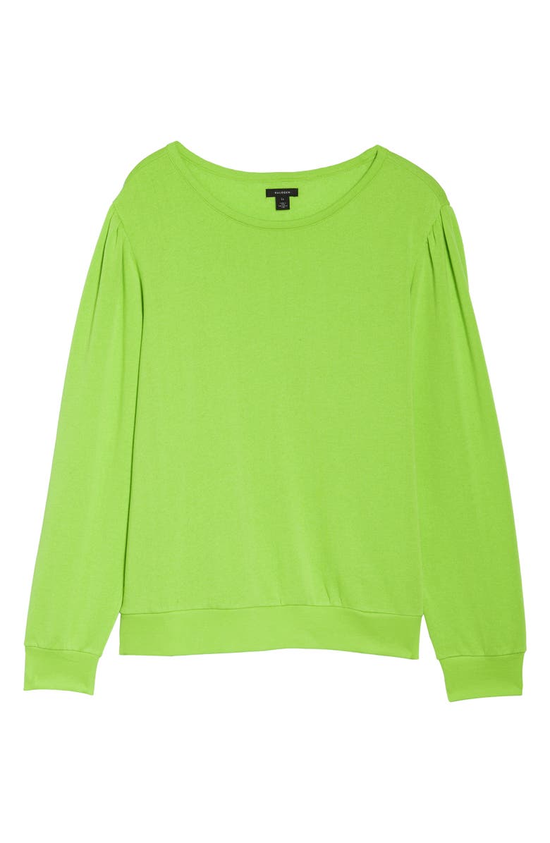 Halogen<sup>®</sup> Puff Sleeve Sweatshirt, Alternate, color,