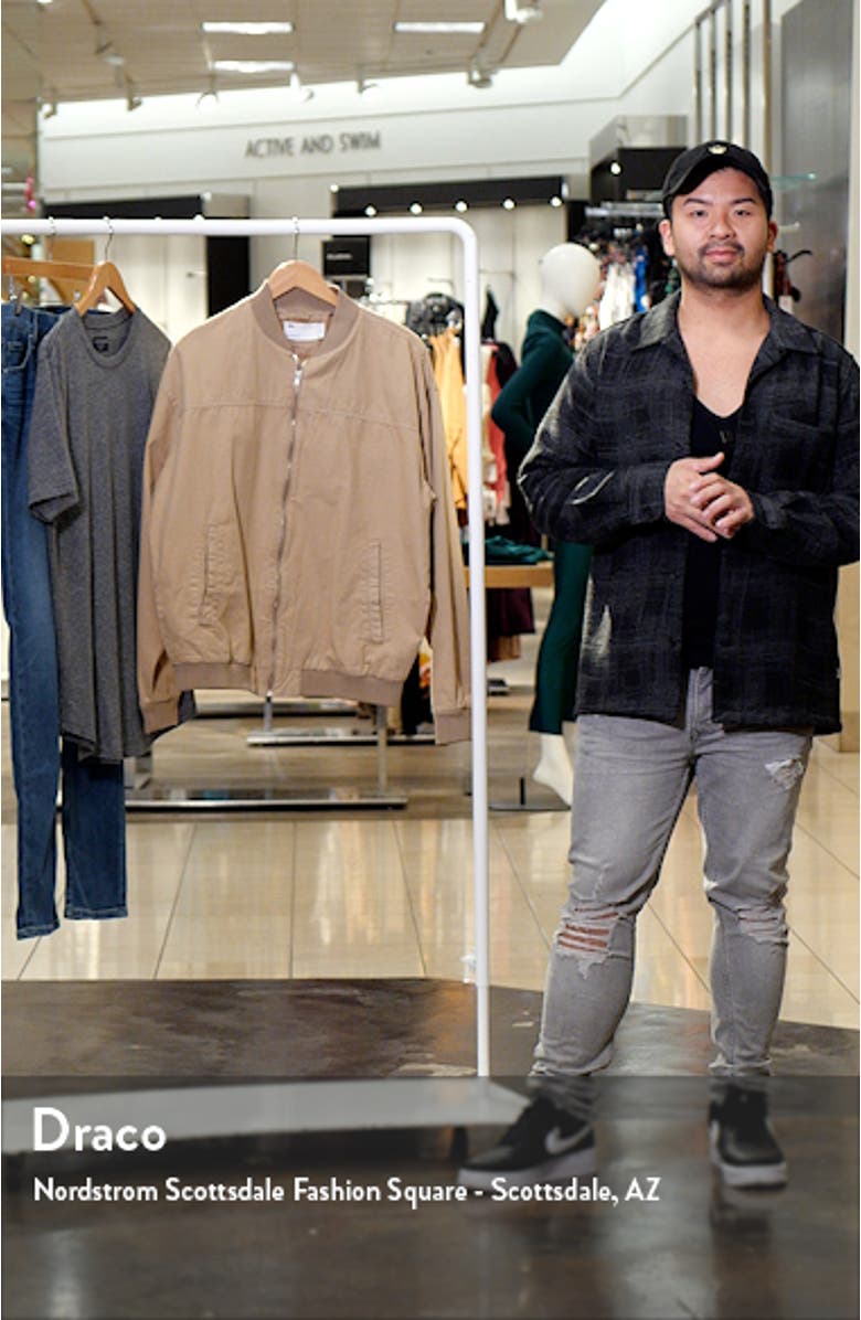 Oversize Twill Bomber Jacket, sales video thumbnail