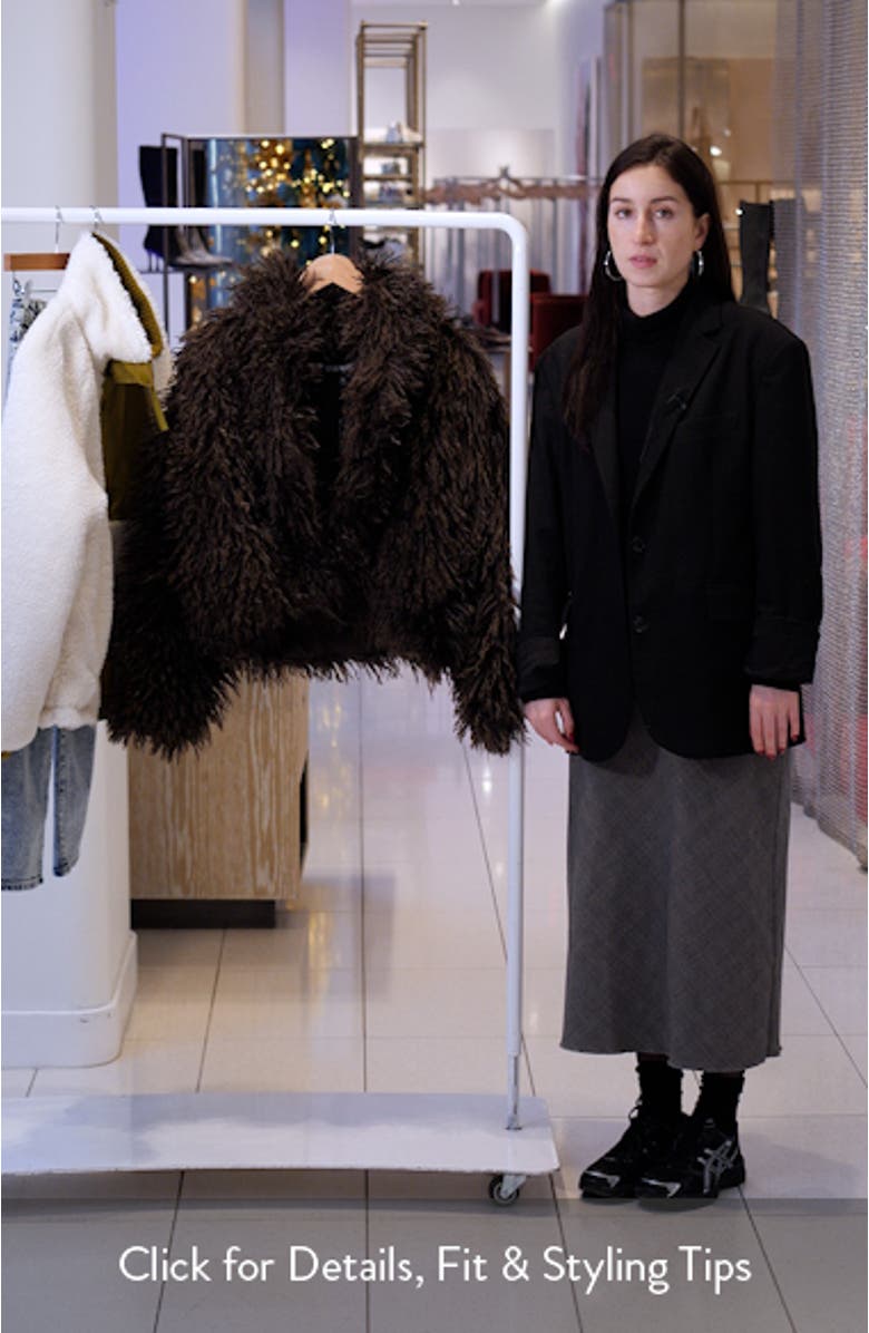 Inaya Faux Fur Jacket, sales video thumbnail