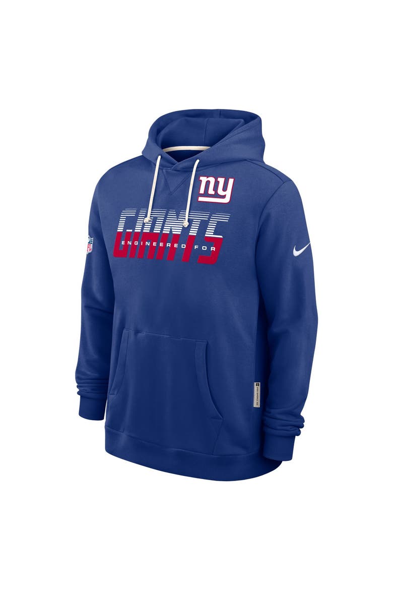 Men's Nike Royal New York Giants Sideline Standard Issue Top Prospect Dri-FIT Hoodie, Alternate, color, Royal