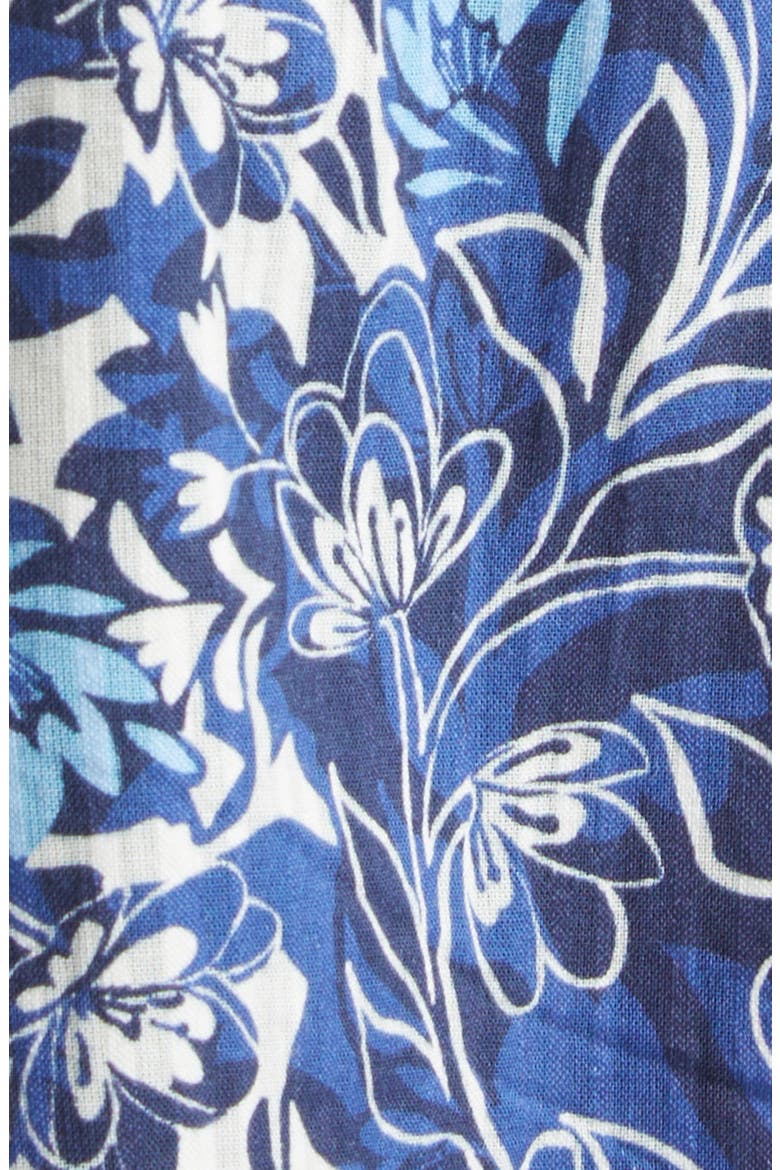 Quinn Floral Print Shorts, Alternate, color, NAVY FLORAL