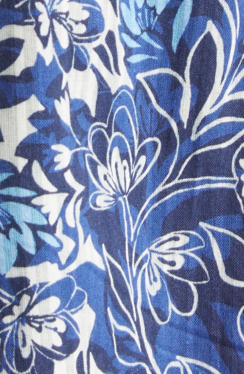 Ramy Brook Quinn Floral Print Shorts, Alternate, color, Navy Floral