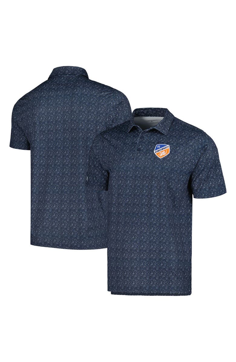 ANTIGUA Men's Antigua Navy FC Cincinnati Figment Polo, Main, color, 