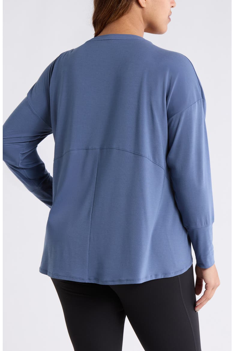 Breathe Long Sleeve T-Shirt, Alternate, color, BLUE VINTAGE